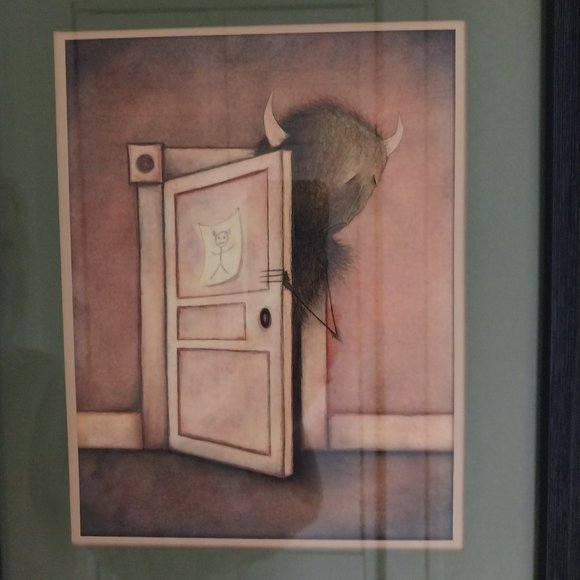 Jeannie Lynn Paske Custom Framed "Nightmare" Print - Picture 4 of 4